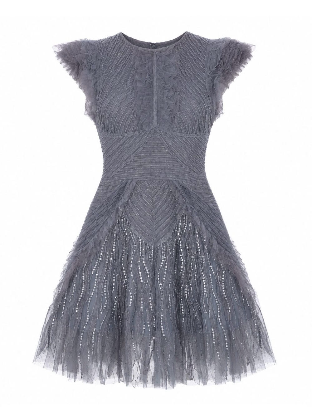 Elie Saab Embellished Organza Dress SS 2011